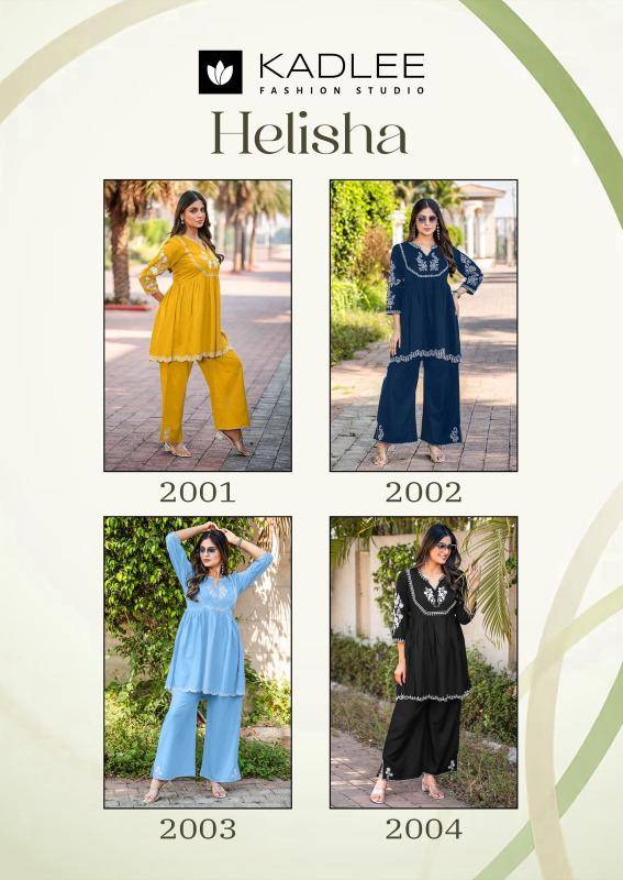 Kadlee helisha coord set Kurti suppliers in Hyderabad